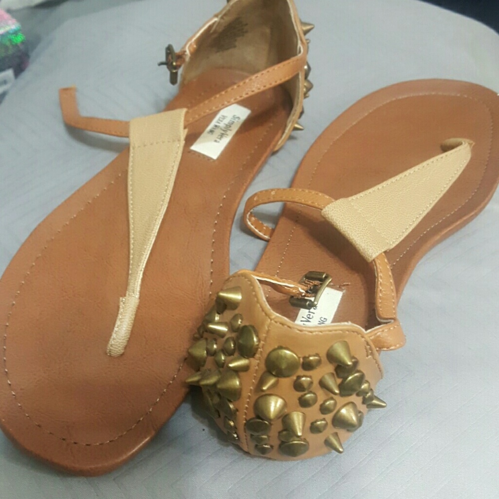 Simply Vera Wang studded sandals